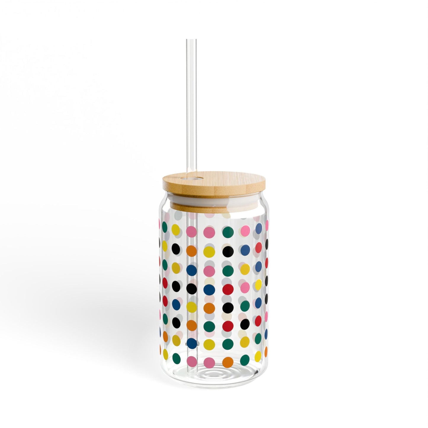 Polka Dot Glass tumbler