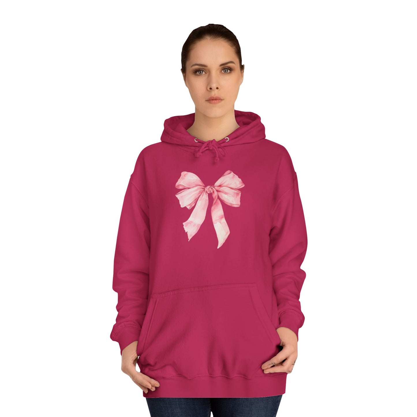Coquette Ribbon Bow Hoodie Sweatshirt
