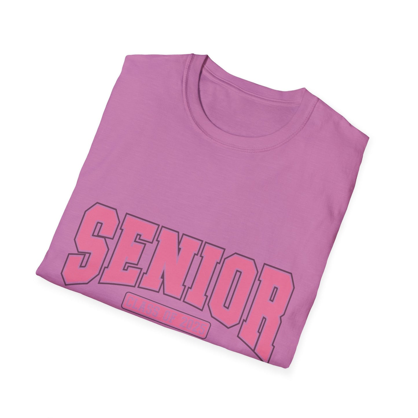 Senior 2025 Graduation T-Shirt pink coquette bow shirt