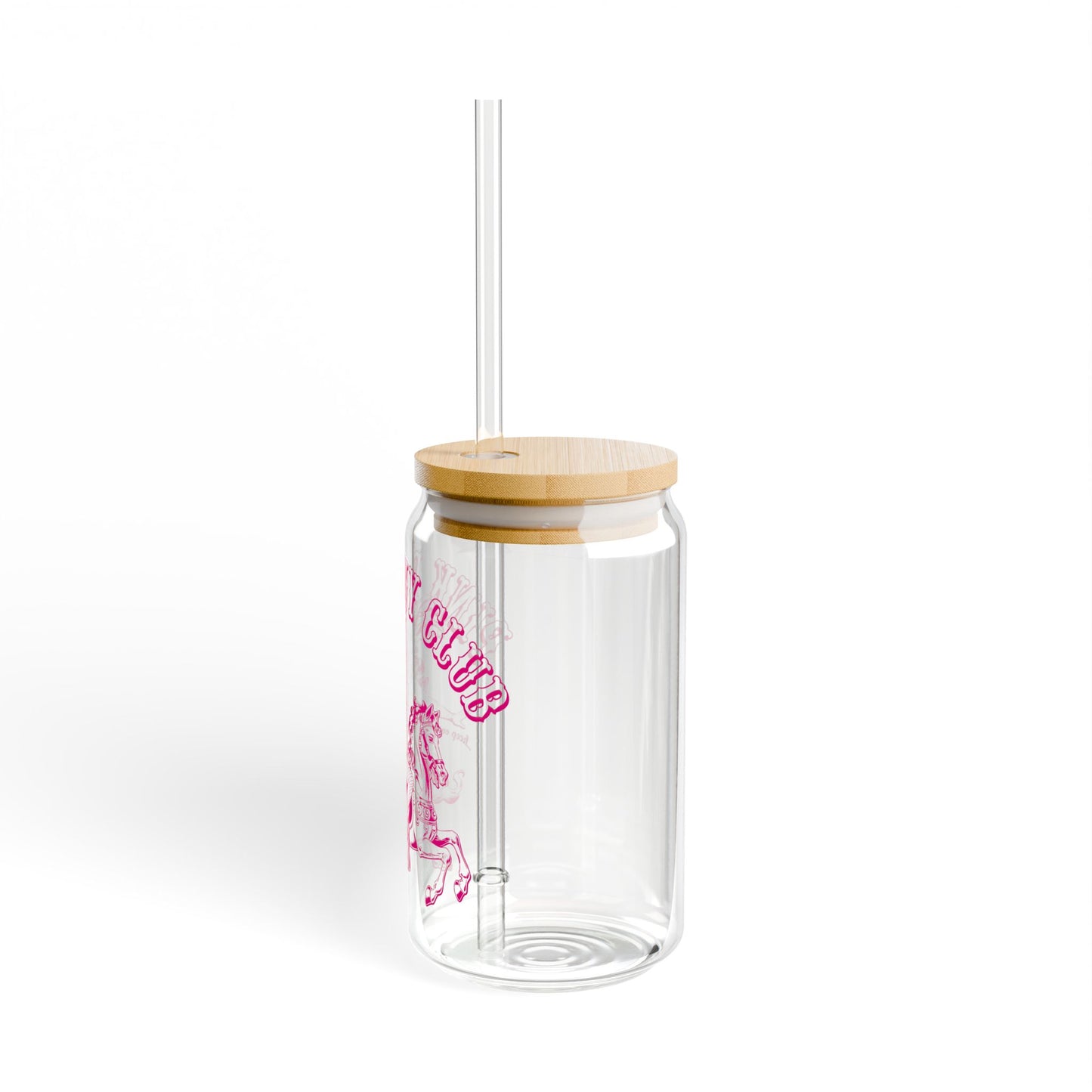 Pink Pony Club Glass Tumbler