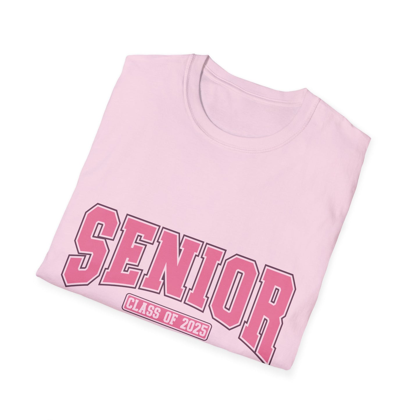 Senior 2025 Graduation T-Shirt pink coquette bow shirt