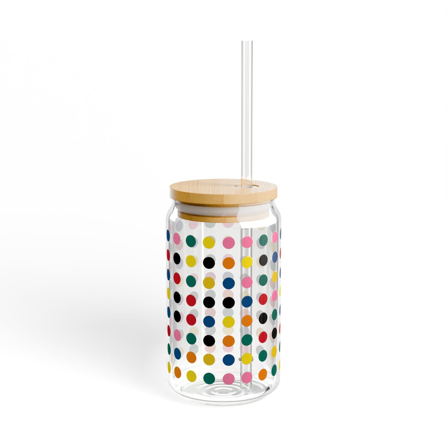 Polka Dot Glass tumbler