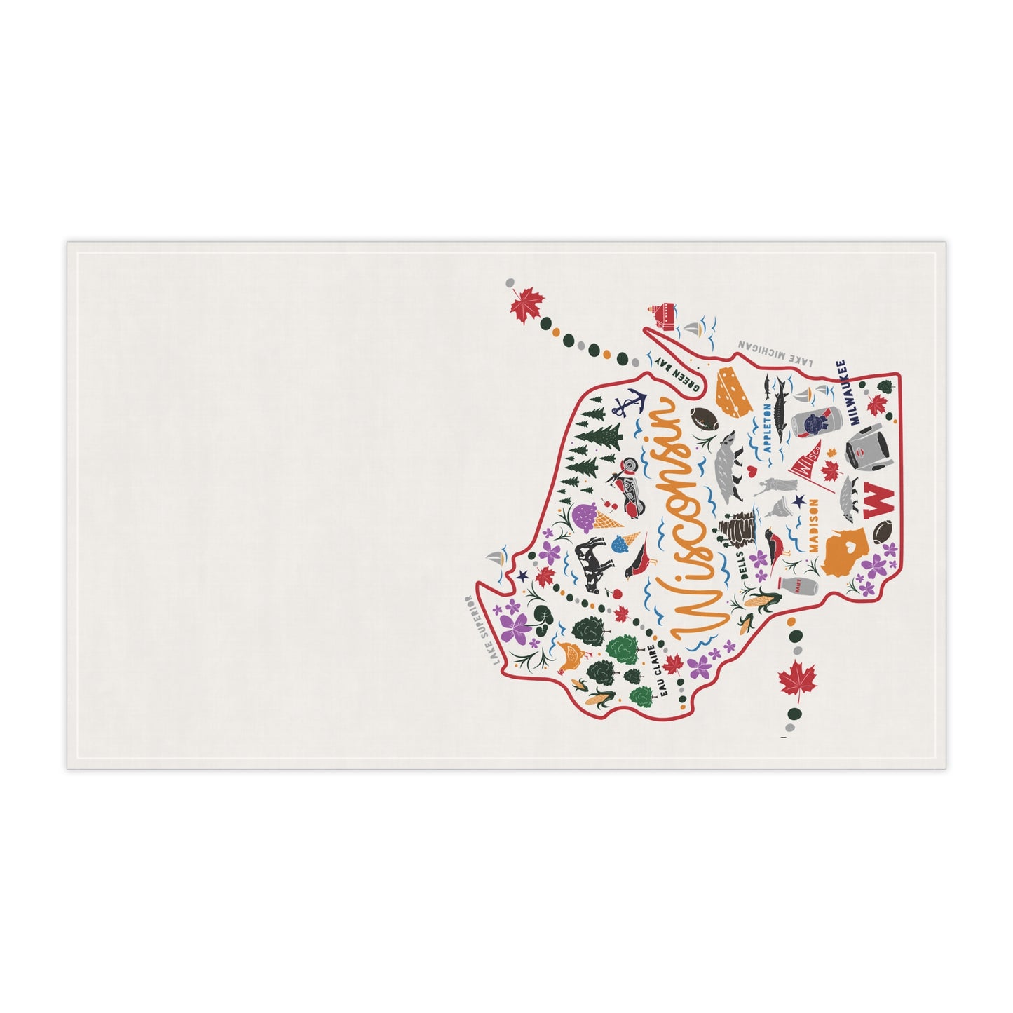 Wisconsin kitchen Towel