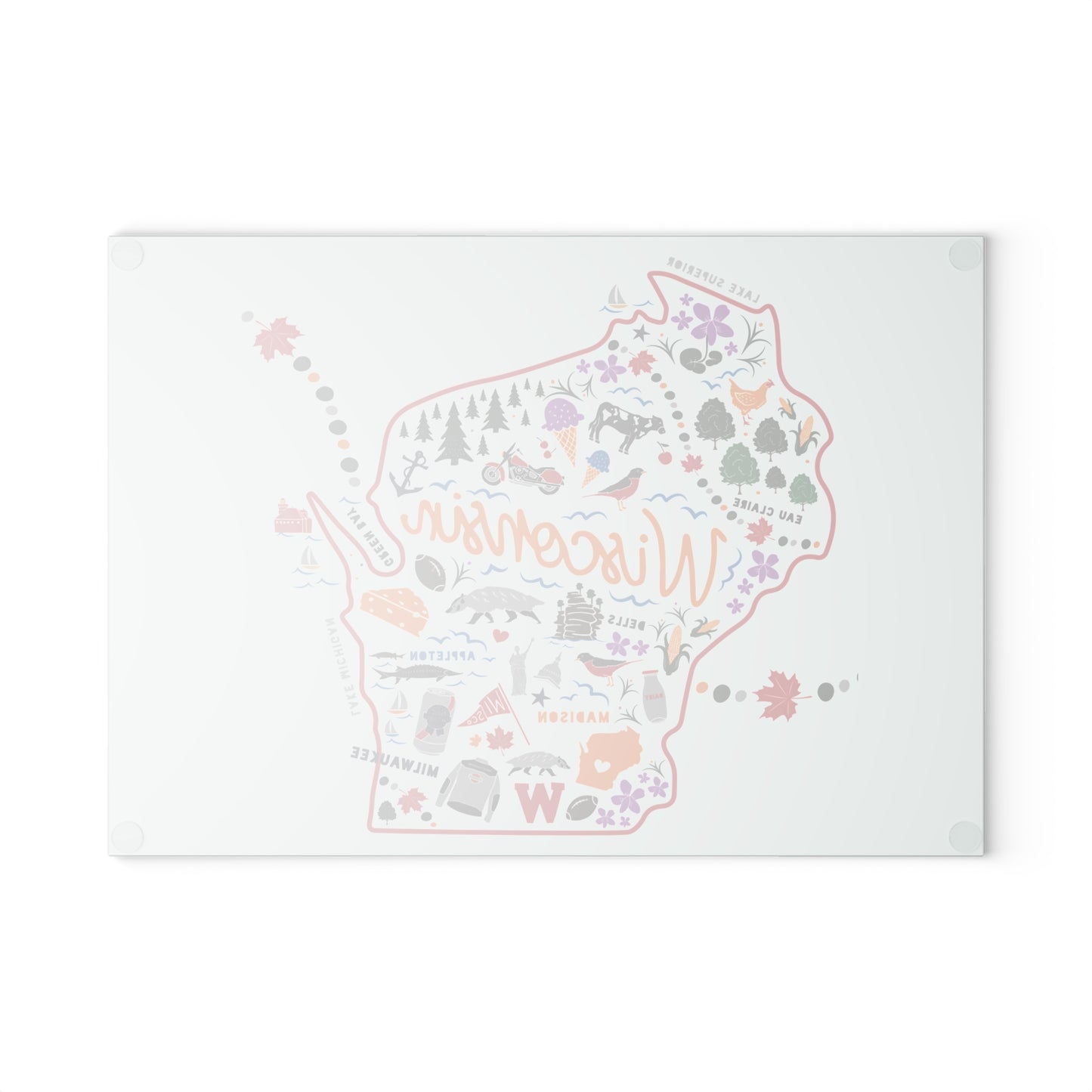 Wisconsin Glass Cutting Board