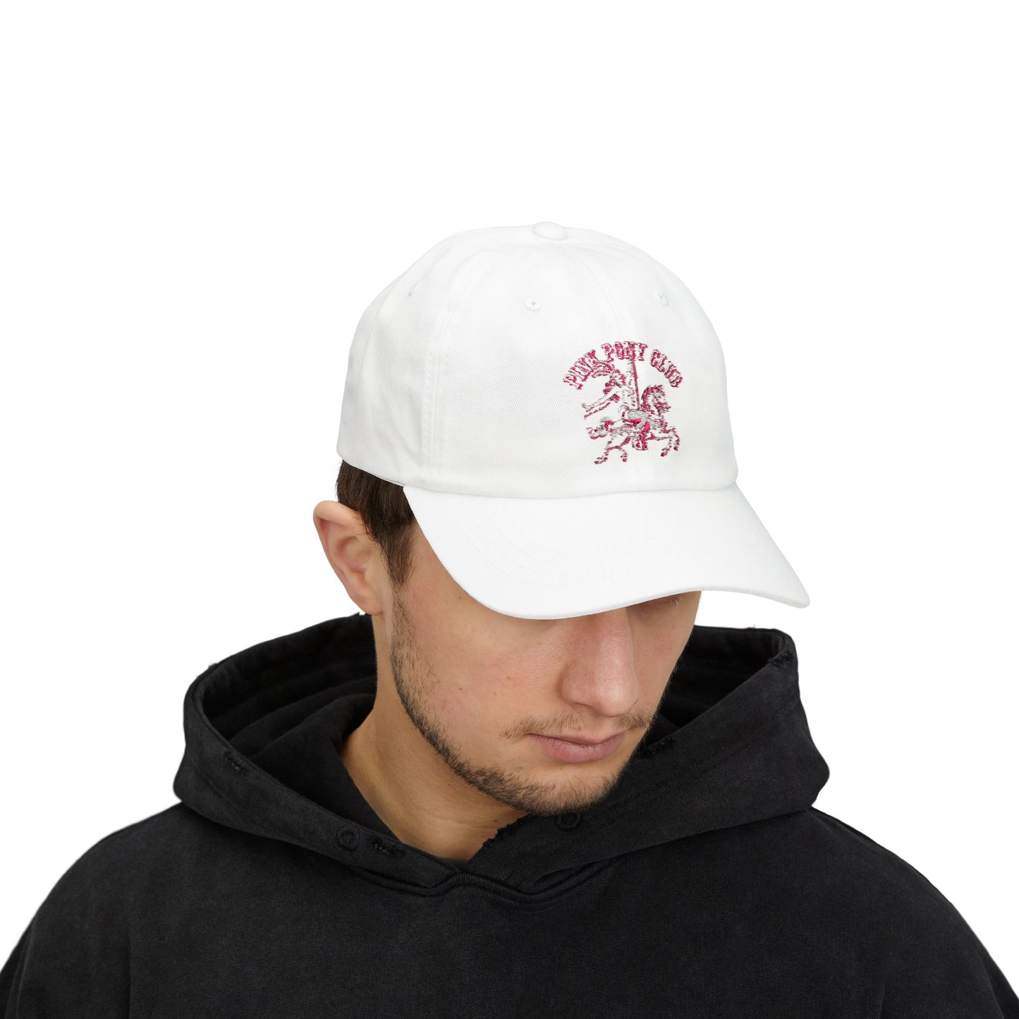 Pink pony club baseball hat