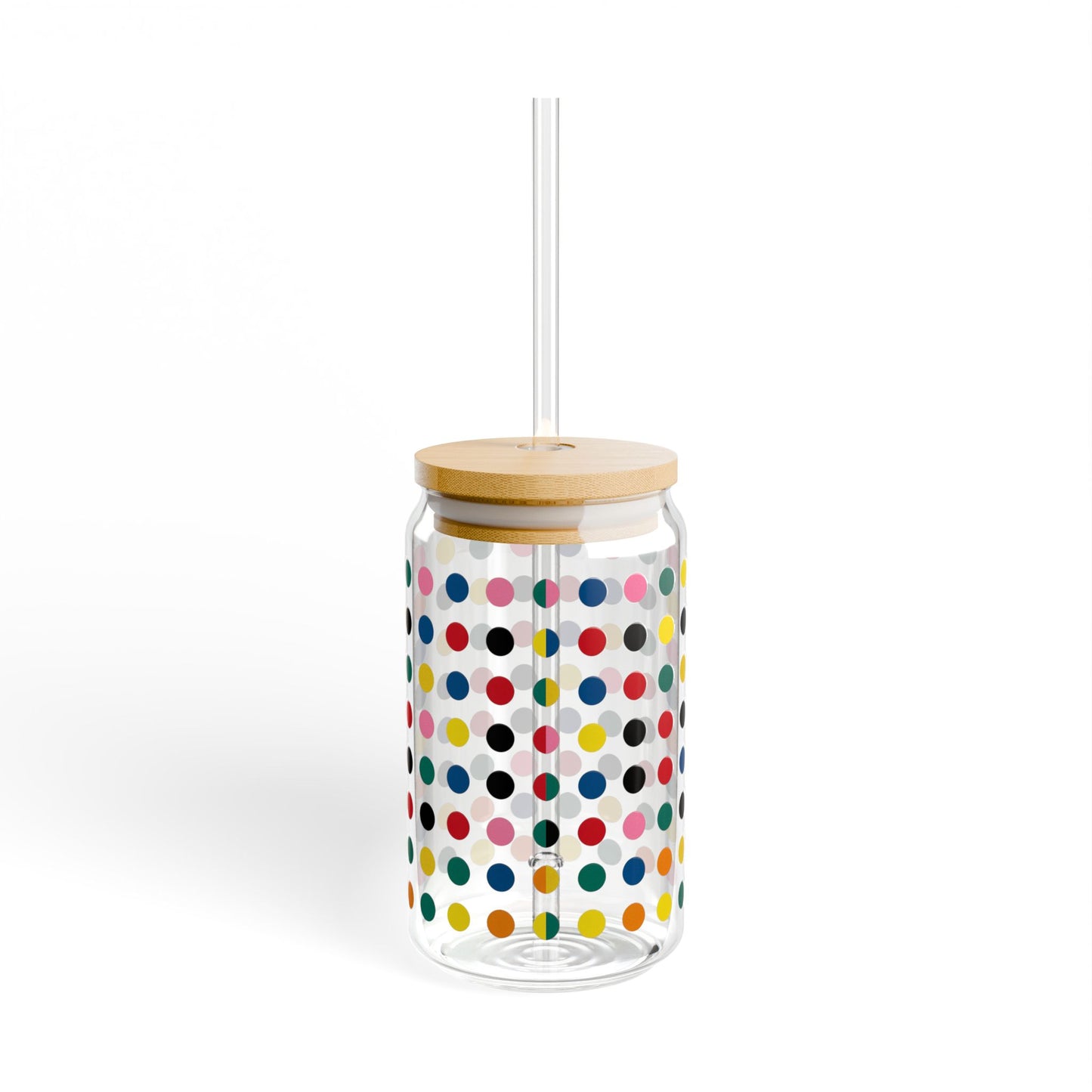 Polka Dot Glass tumbler