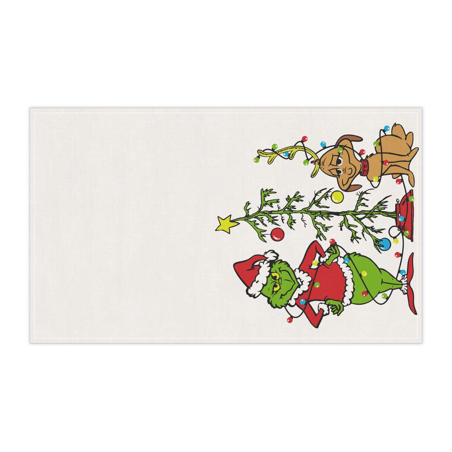 Grinch kitchen Towel