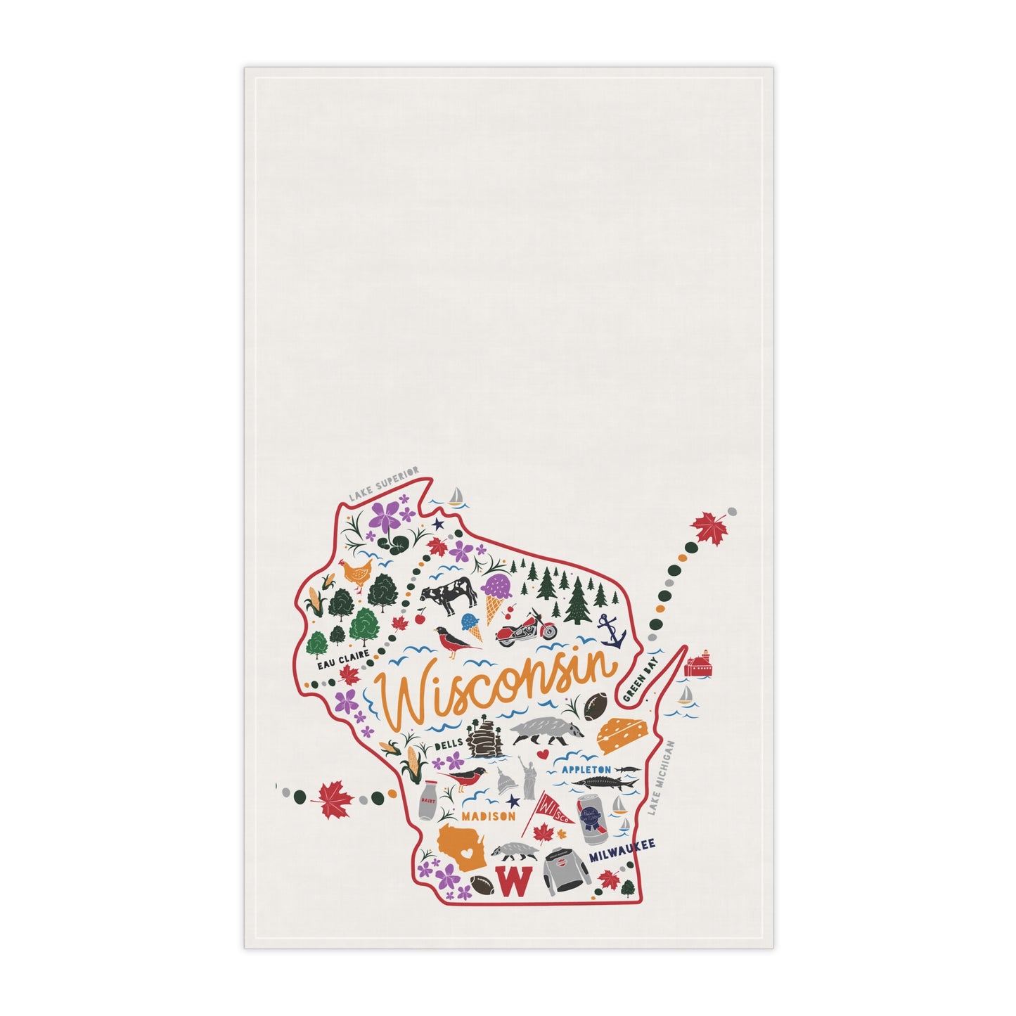 Wisconsin kitchen Towel
