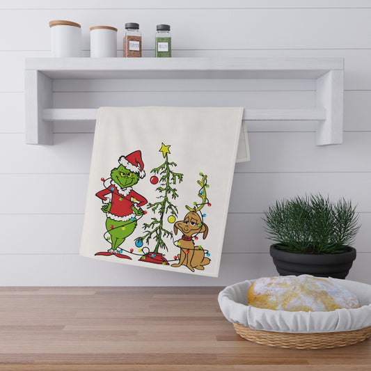 Grinch kitchen Towel