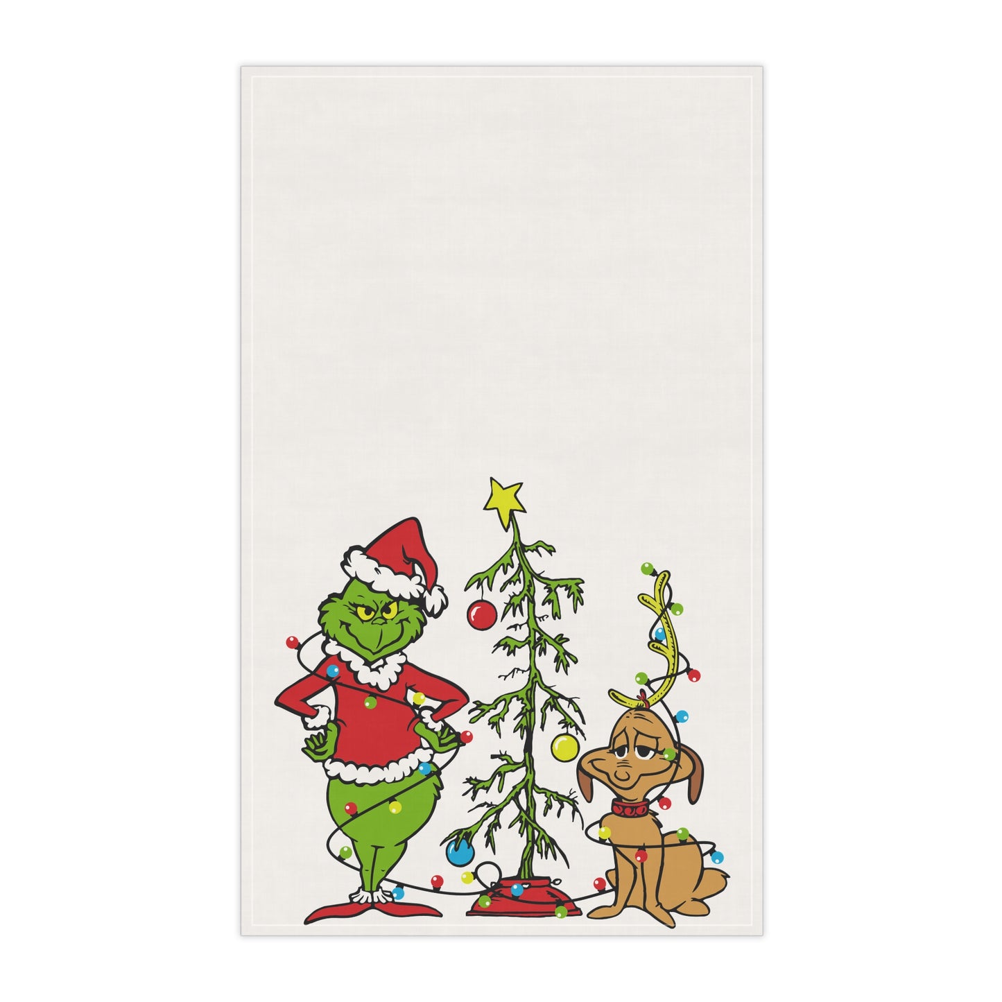 Grinch kitchen Towel