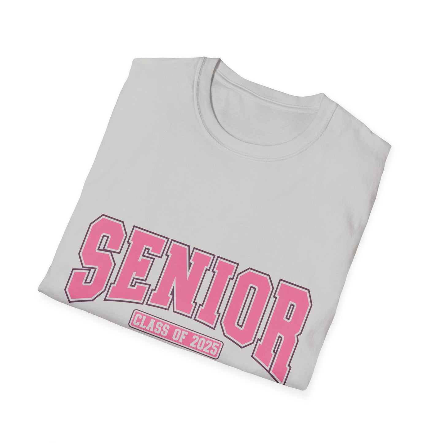 Senior 2025 Graduation T-Shirt pink coquette bow shirt