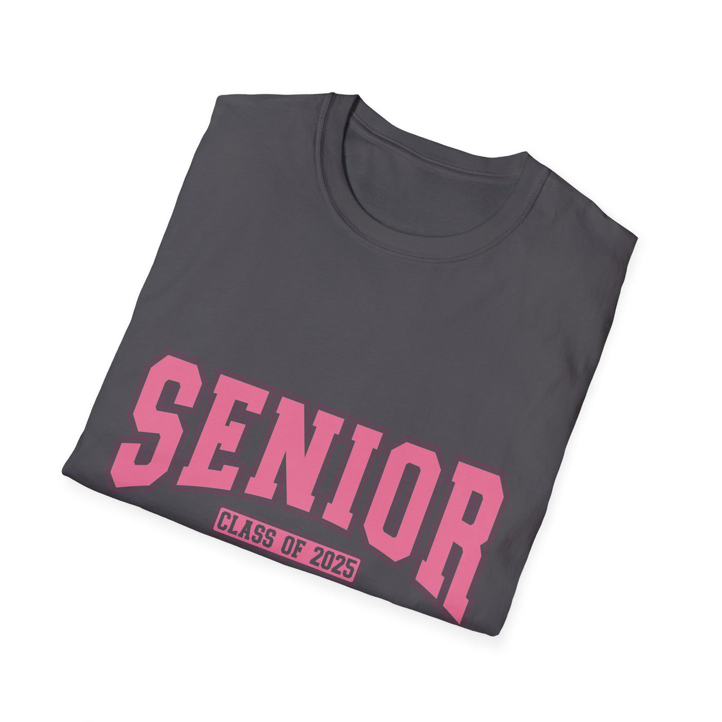 Senior 2025 Graduation T-Shirt pink coquette bow shirt