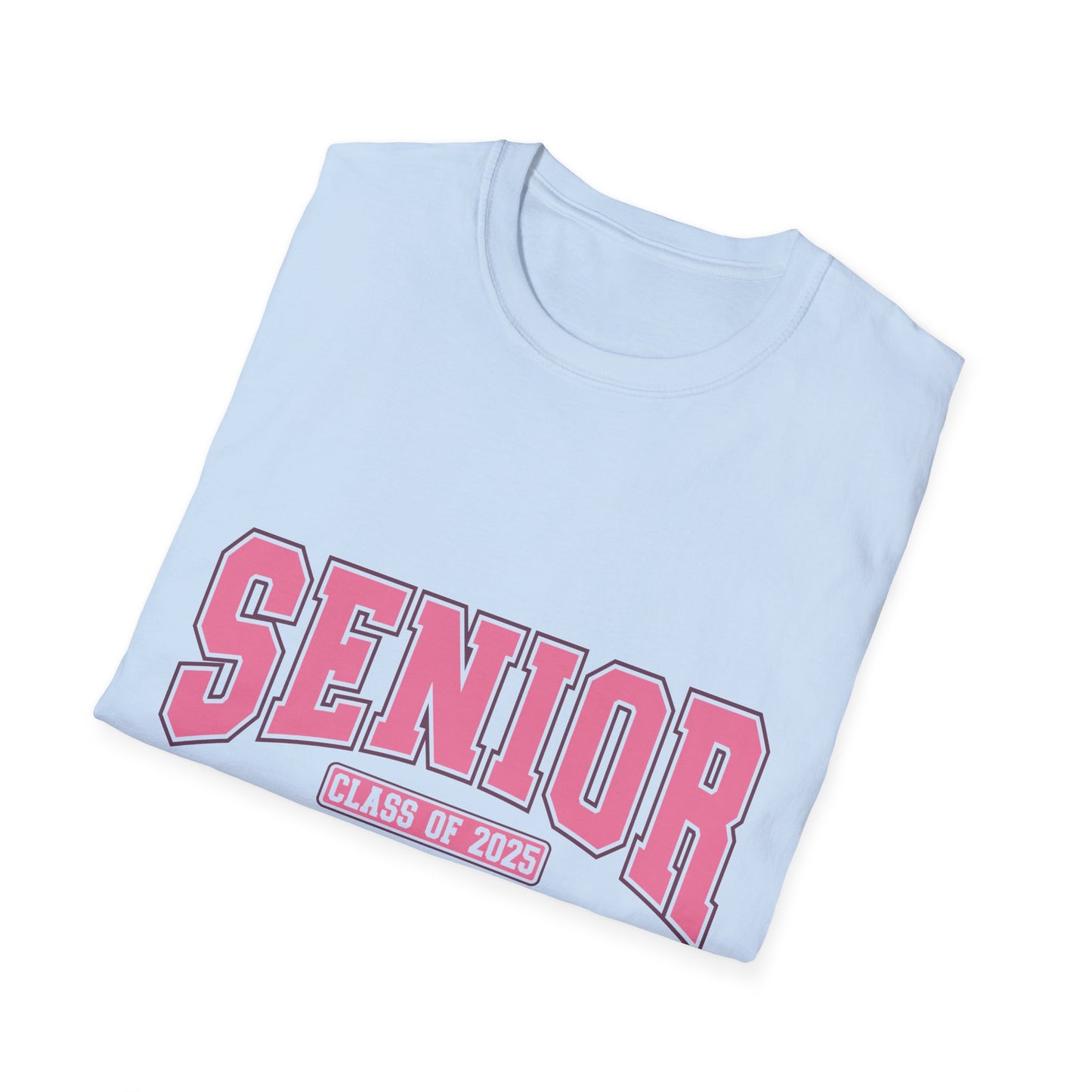 Senior 2025 Graduation T-Shirt pink coquette bow shirt