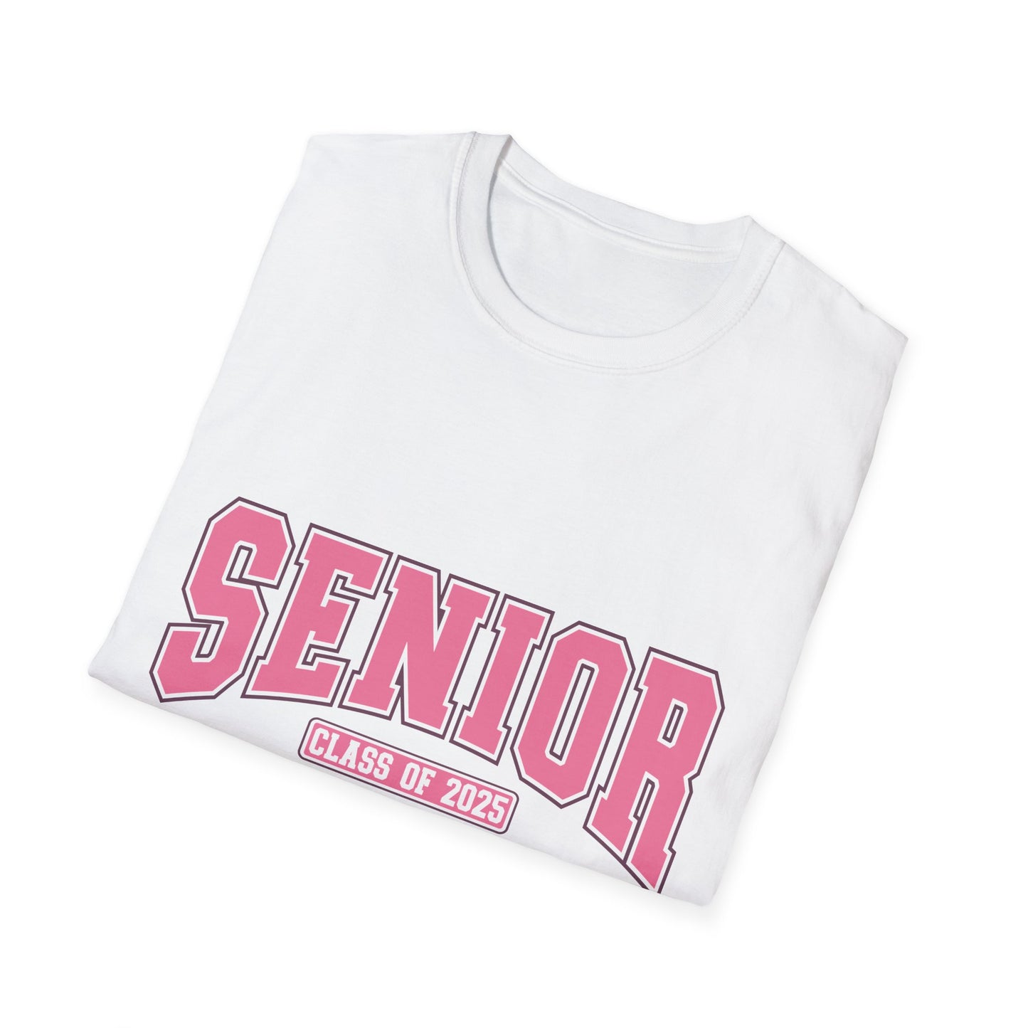 Senior 2025 Graduation T-Shirt pink coquette bow shirt